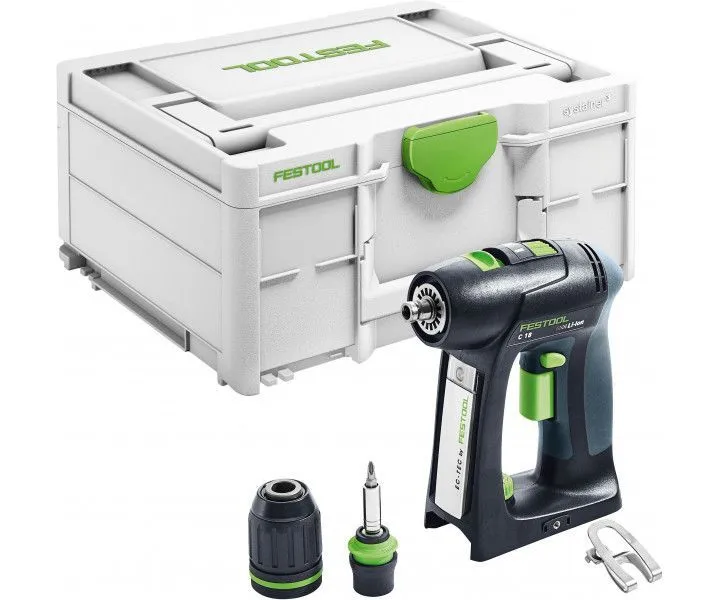 Фото Аккумуляторная дрель-шуруповёрт Festool C 18-Basic  в интернет-магазине ToolHaus.ru